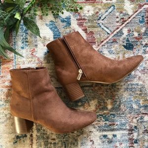 Target Fall Chestnut Suede Boots size 8